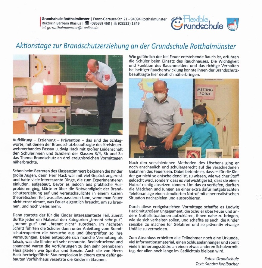 bse bericht gs rotthalmünster