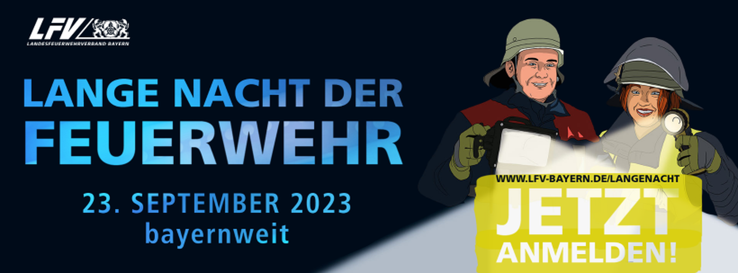 banner lange nacht der feuerwehr