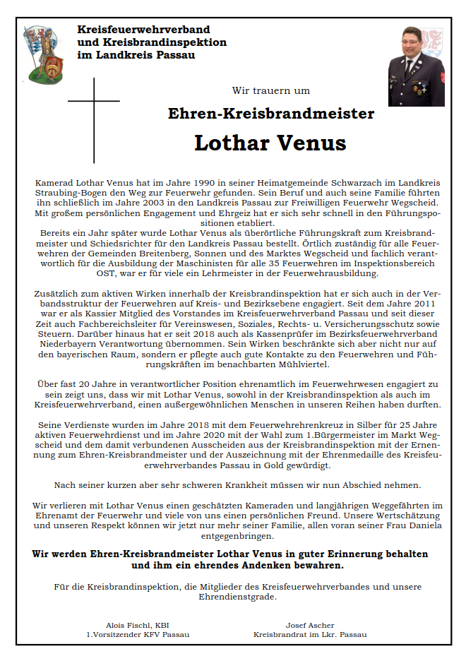 spot nachruf ekbm lothar venus