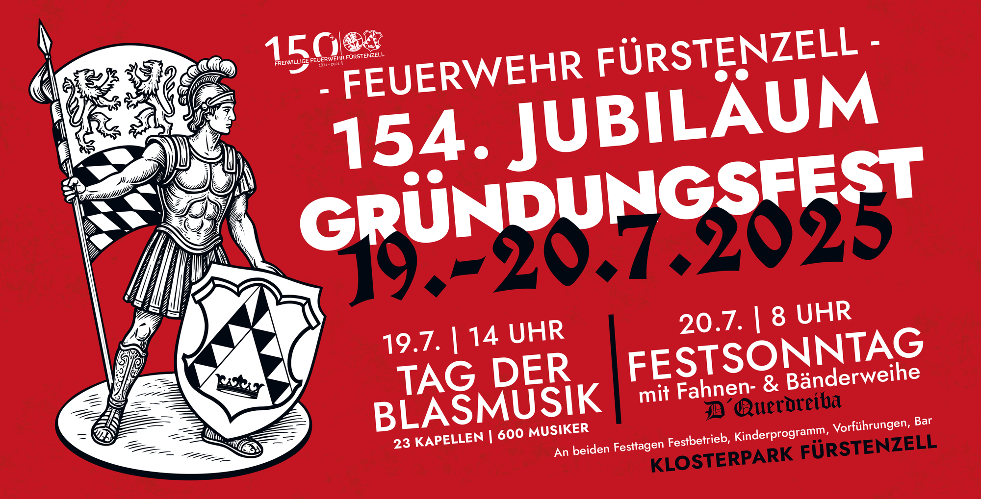 Bauzaunbanner Festprogramm